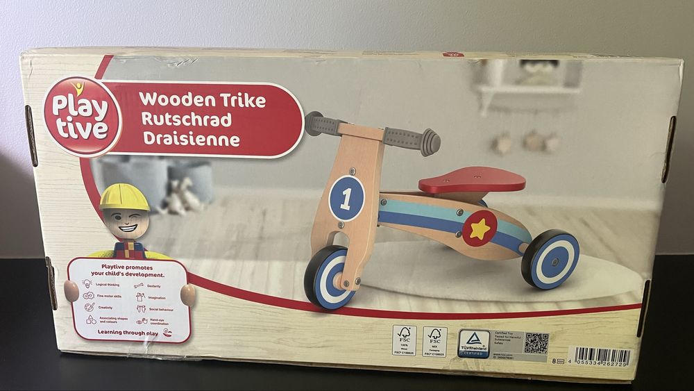 Lidl rowerek biegowy drewniany