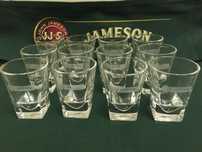 Komplet solidnych oryginalnych Irlandzkich kieliszków do whiskey