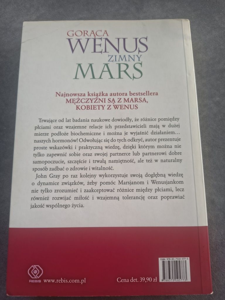 Gorąca Wenus zimny Mars John Gray