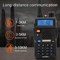 Рація Baofeng UV-5R 5 Вт портативна Діапазон VHF/UHF, FM, Радіостанція