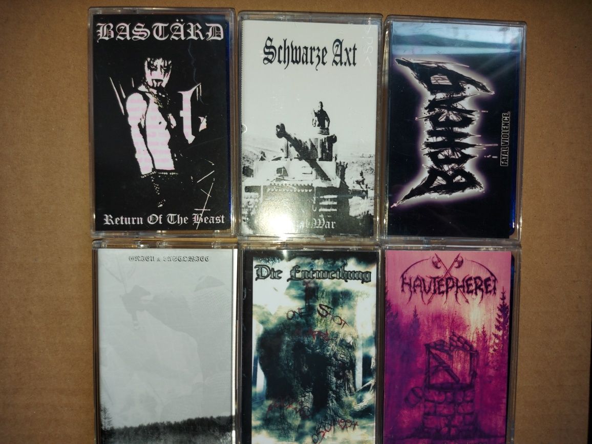 Cassetes/ tapes heavy metal