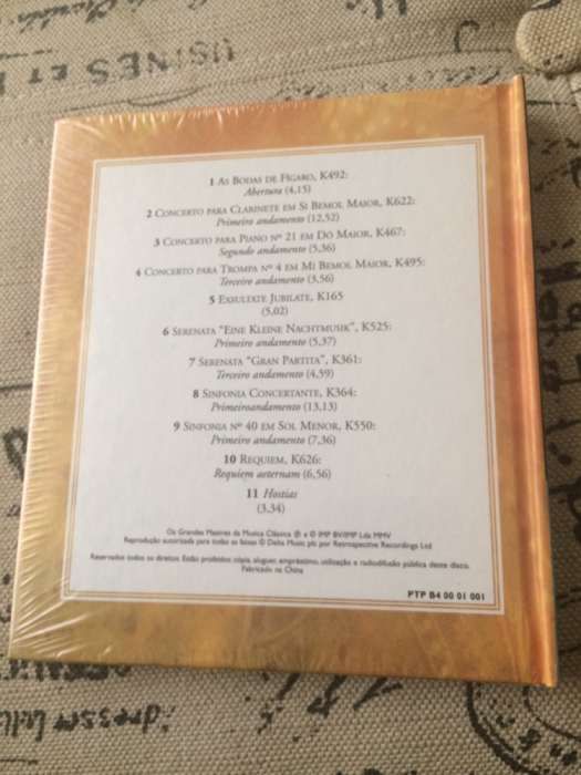 Mozart Livro + CD Selado Novo