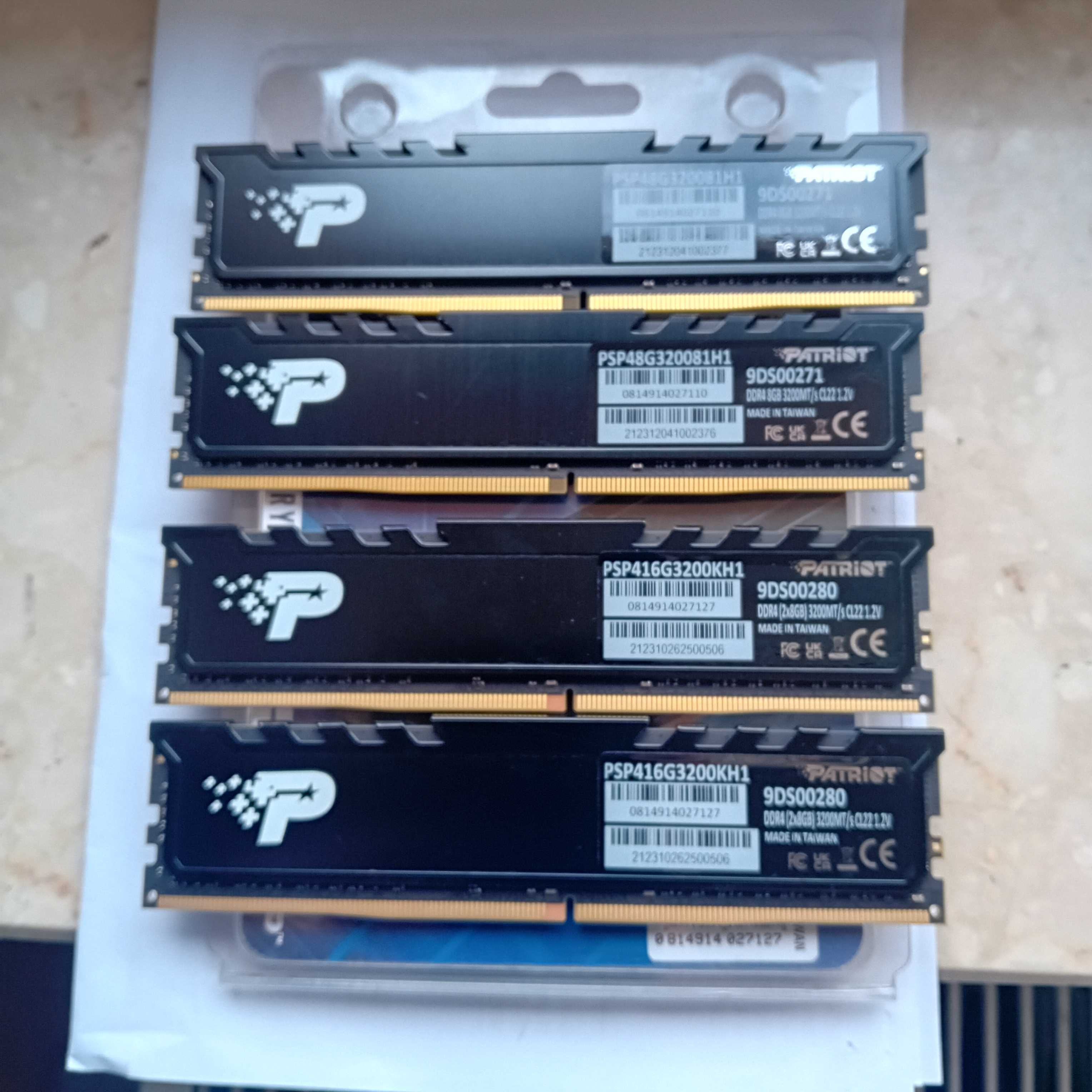 Pamięć RAM Patriot Signature Premium DDR4 8GB 3200 mhz--- X4 32 gb