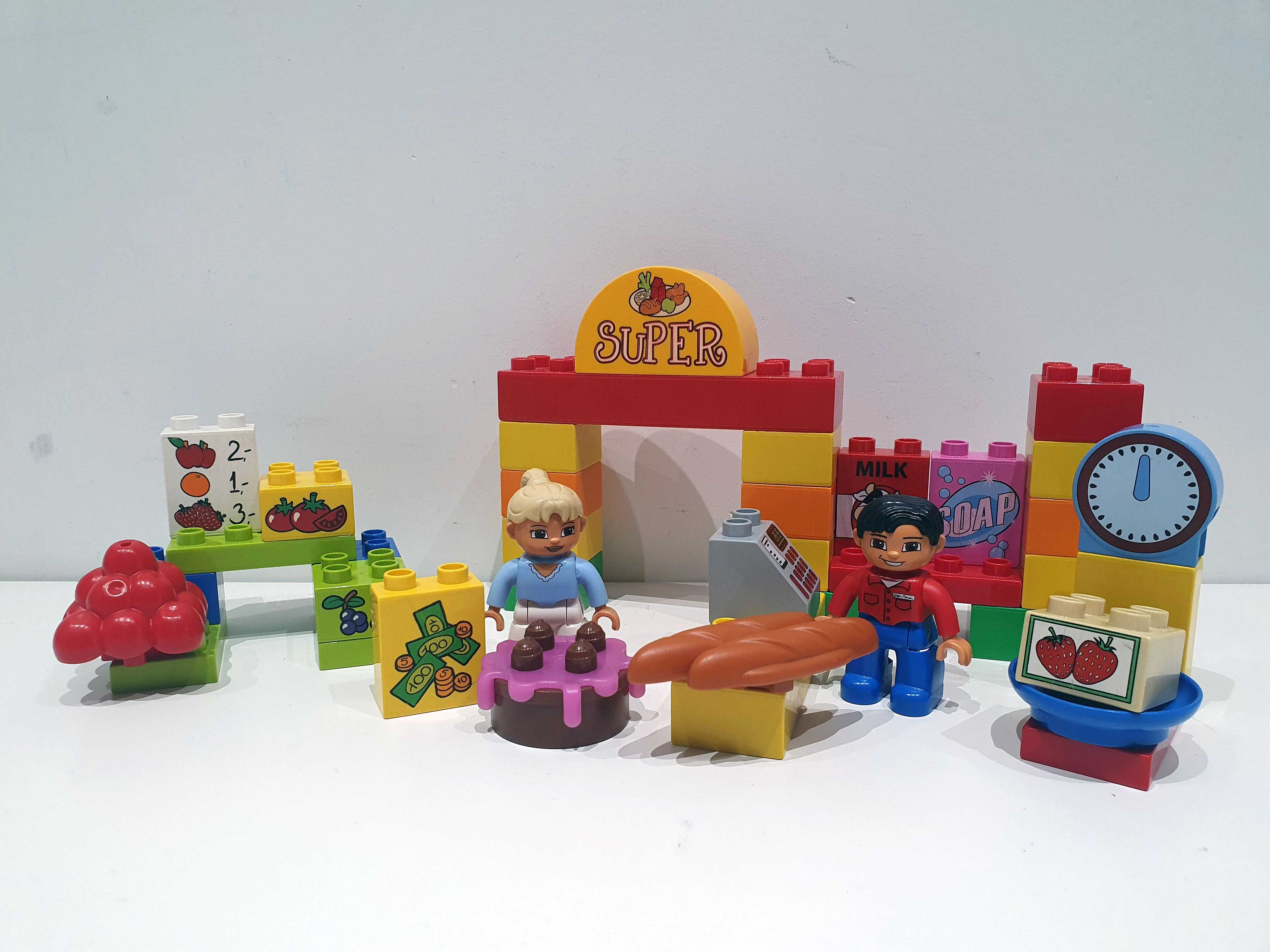 Lego DUPLO 6137 mój pierwszy supermarket kasa bagietka tort klocki