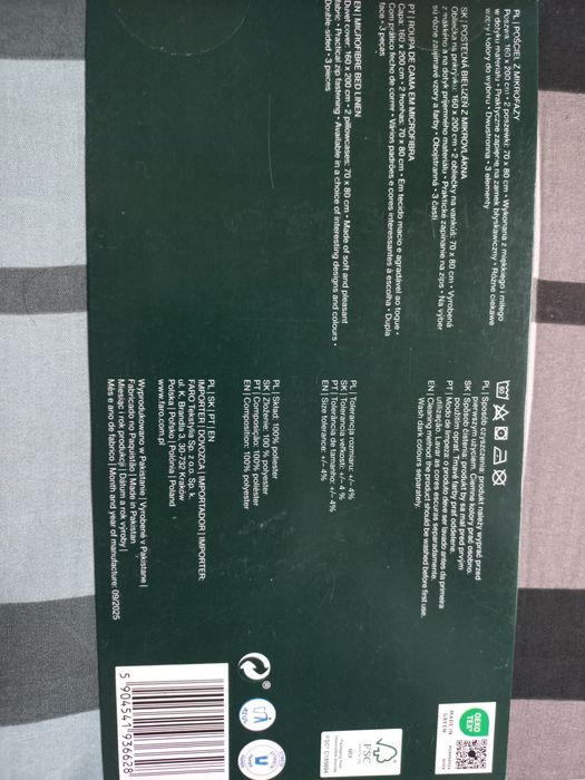 Smukee pościel z mikrofazy 160x200cm 2szt