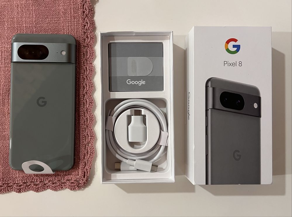 Smartfon GOOGLE Pixel 8 5G 8/128GB 6.2" 120Hz Zielono-szary
