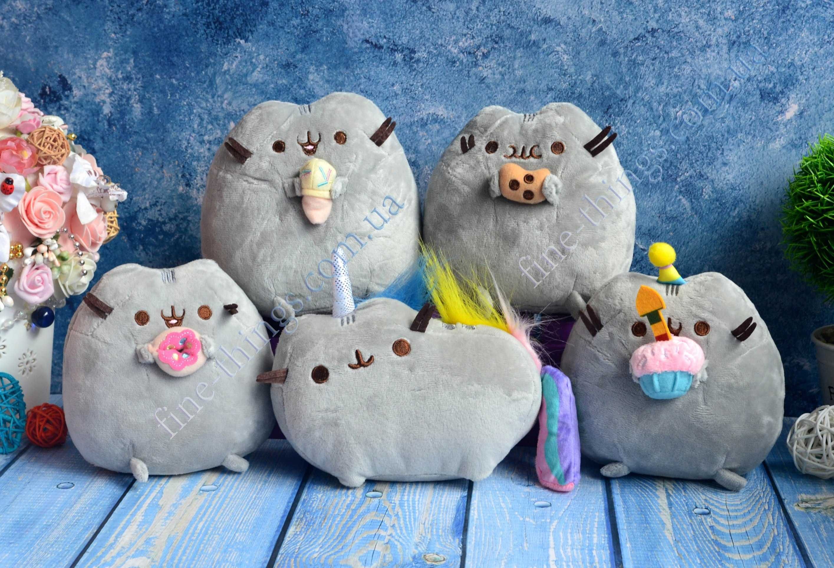 М'яка іграшка кіт Пушин кет, плюшевый котик пушин, Pusheen cat