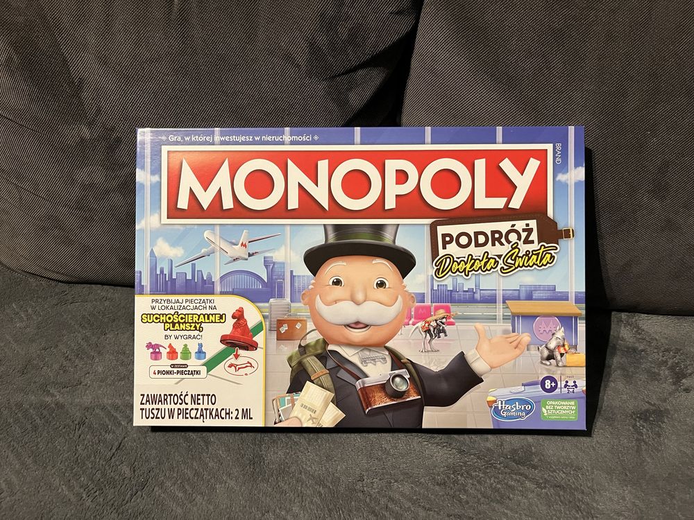 Monopoly Podróż dookoła świata nowa gra planszowa Hasbro
