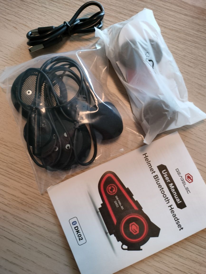 Gearelec DK02 zestaw słuchawkowy do kasku stereo Bluetooth 2800 mAh