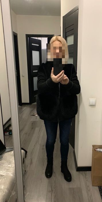 Натуральна куртка, шуба, бомбер Anvi Style