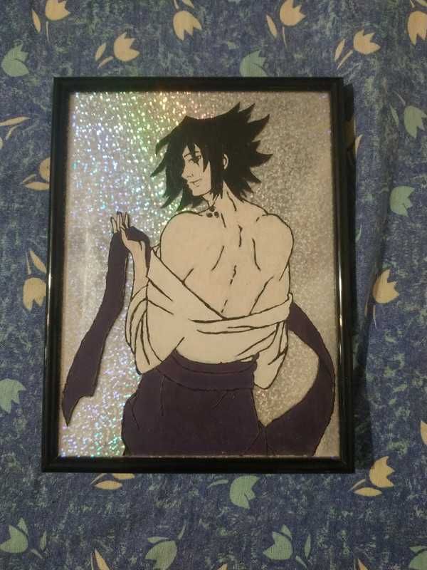 Obrazek na szkle - Sasuke