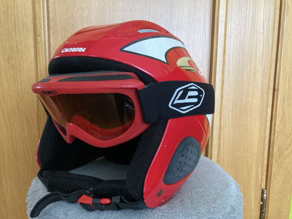 Kask narciarski CARRERA  L z okularami