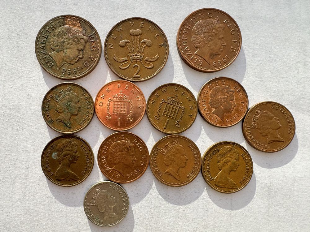 Набір обігових монет Великобританіі