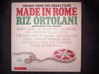 RIZ ORTOLANI - MADE IN ROMA – LP - Orquestra e Coros de Filmes
