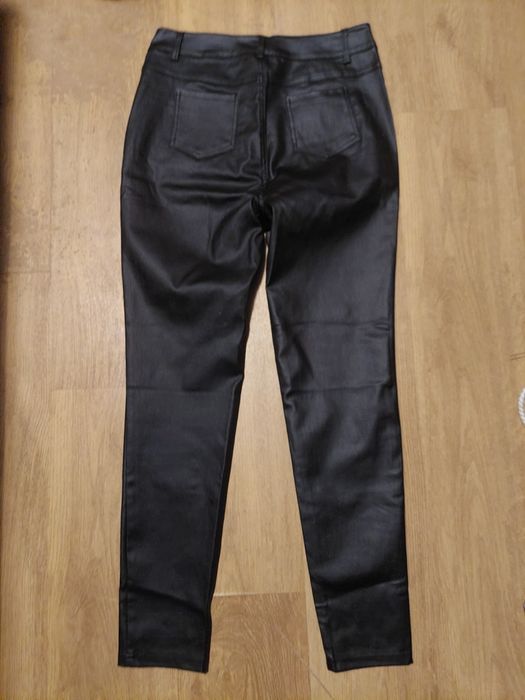 Spodnie damskie ala skórzane