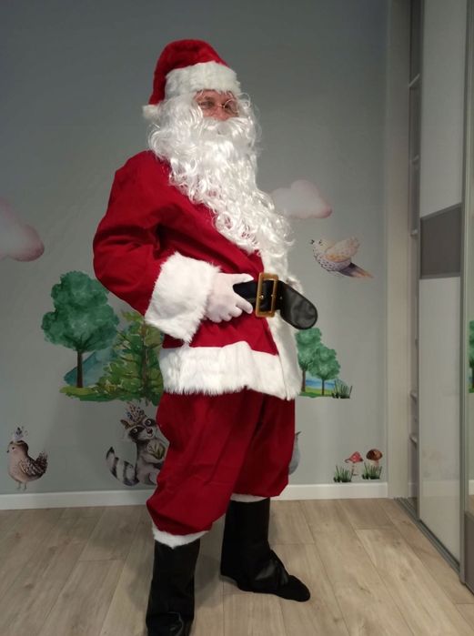 Kostium Św. MIKOŁAJA 13el. – Wysoka Jakość, Welur, Premium