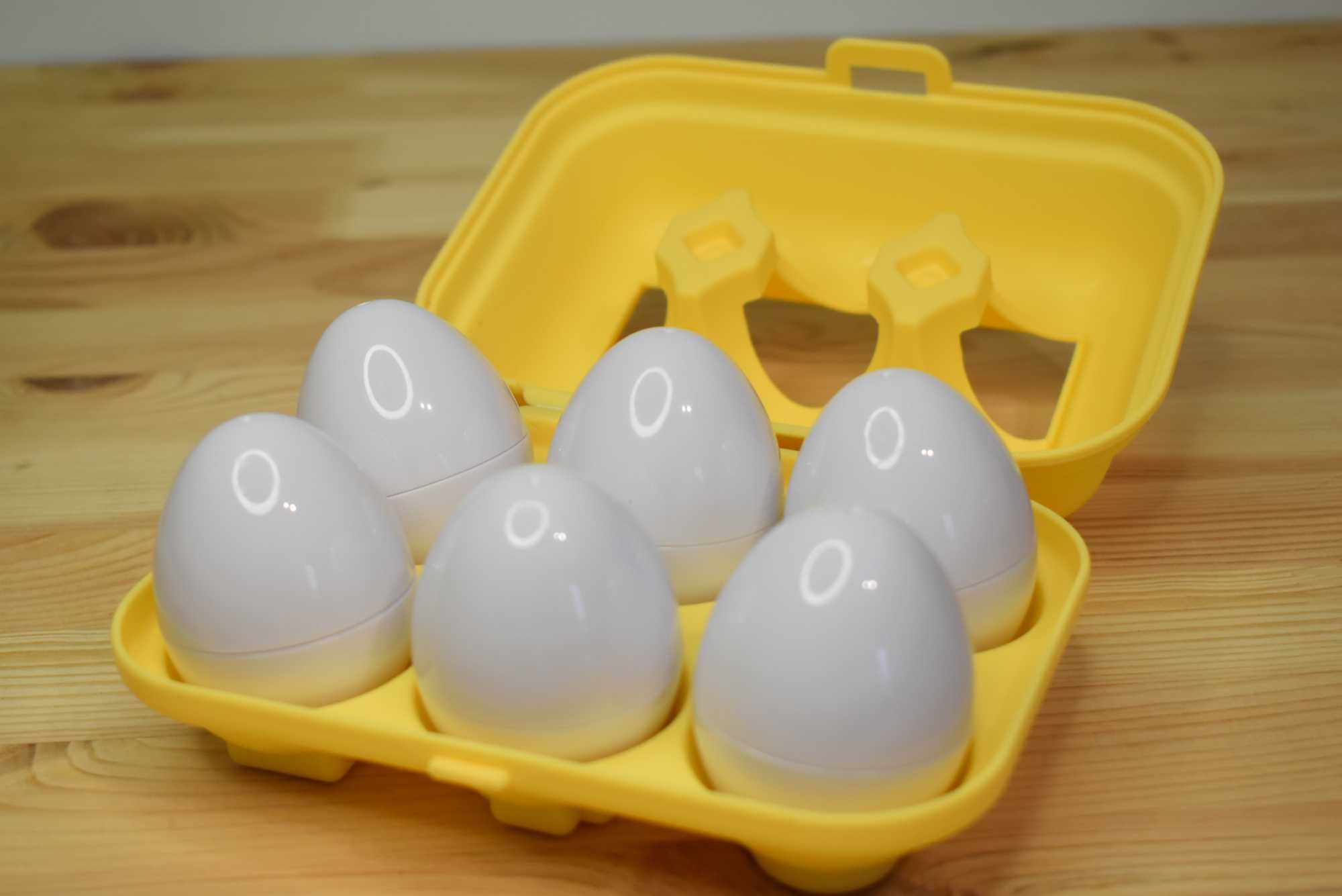 Развивающая игра "Яйца 3D сортер. Зверята" 6 штук