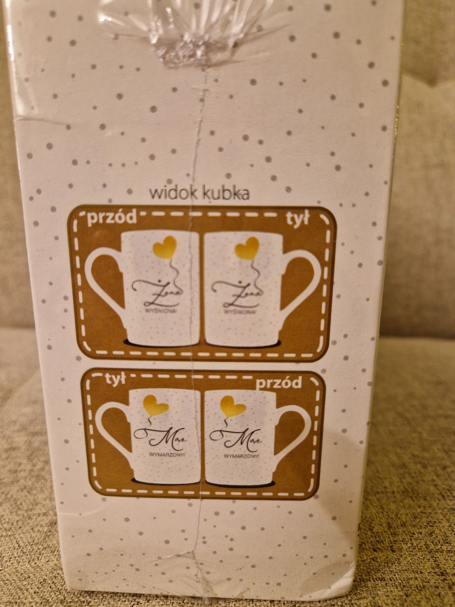 Kubki na prezent Mąż wymarzony  Żona wyśniona Kukartka nowe