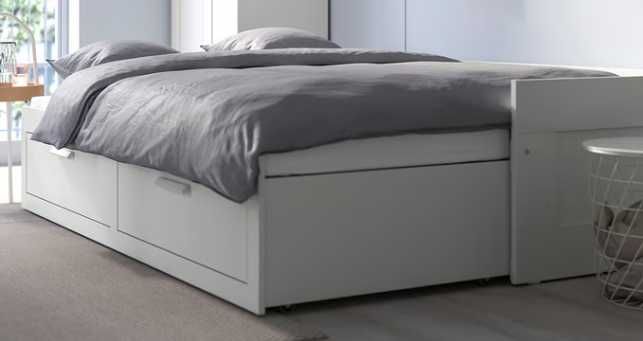 Cama Brimnes (IKEA) Branca