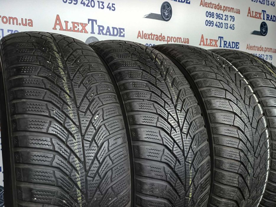 4 шт. 205/60 R16 Kumho WinterCraft WP52 зимові шини б/у, 6,5 мм
