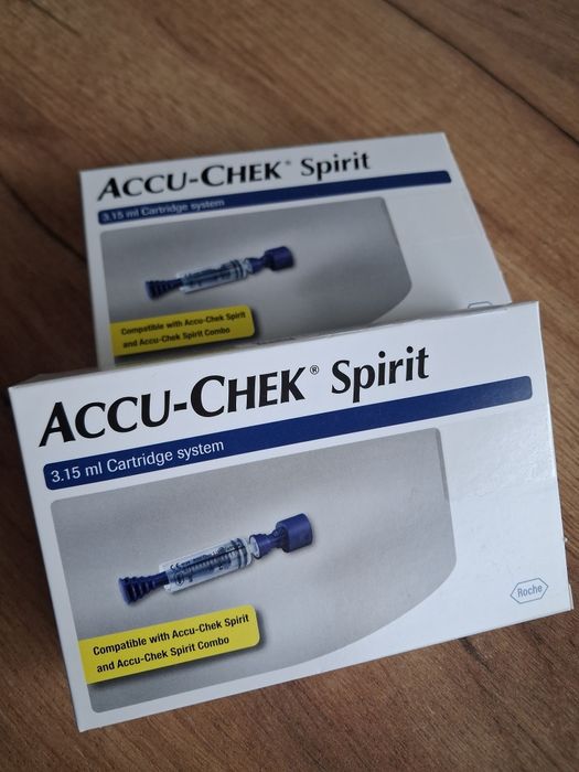 Sprzedam Accu Chek Spirit zbiorniki na insulinę 2 x5szt