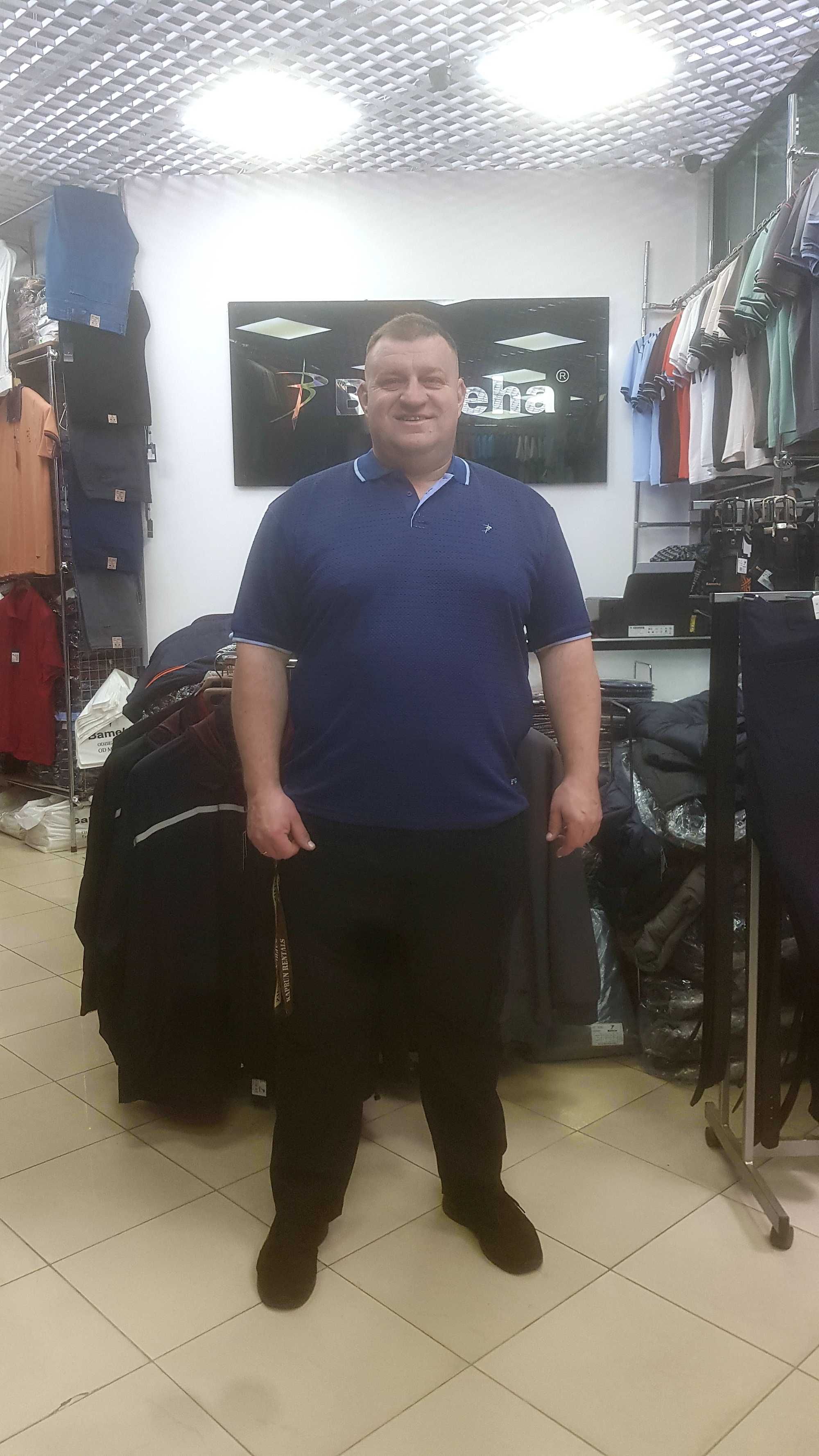 BAMEHA koszulka polo krótki rękaw 2XL