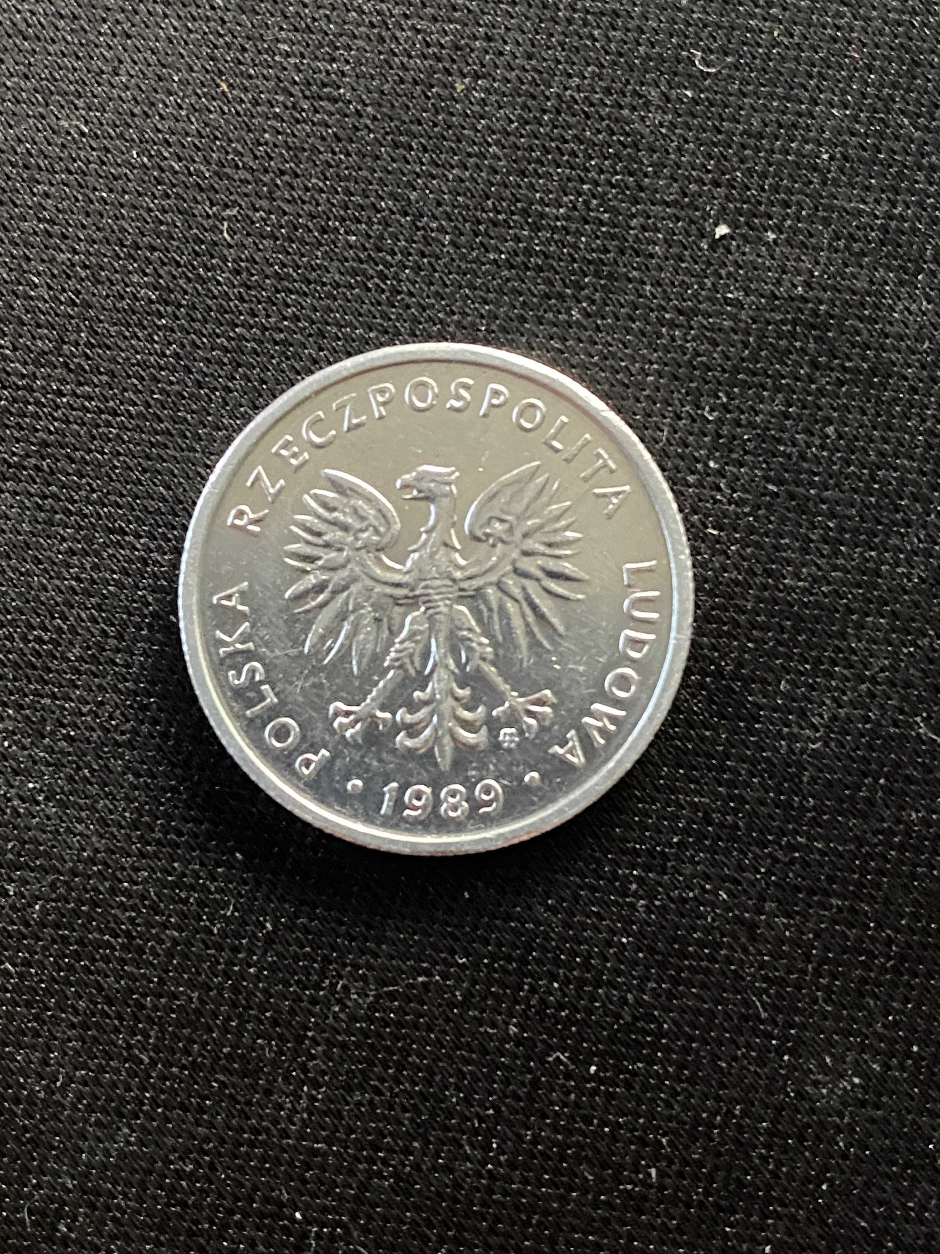 Moneta Polska PRL - 5 złotych 1989r aluminium