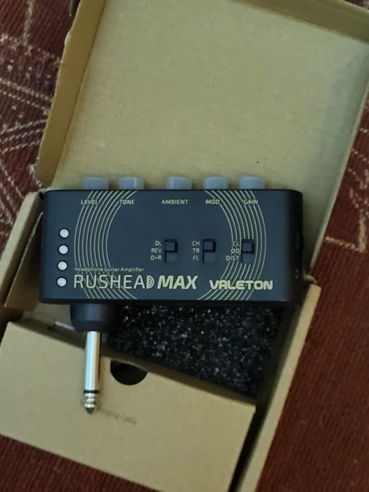 Підсилювач для навушників Rushead Max електрогітара басгітара.