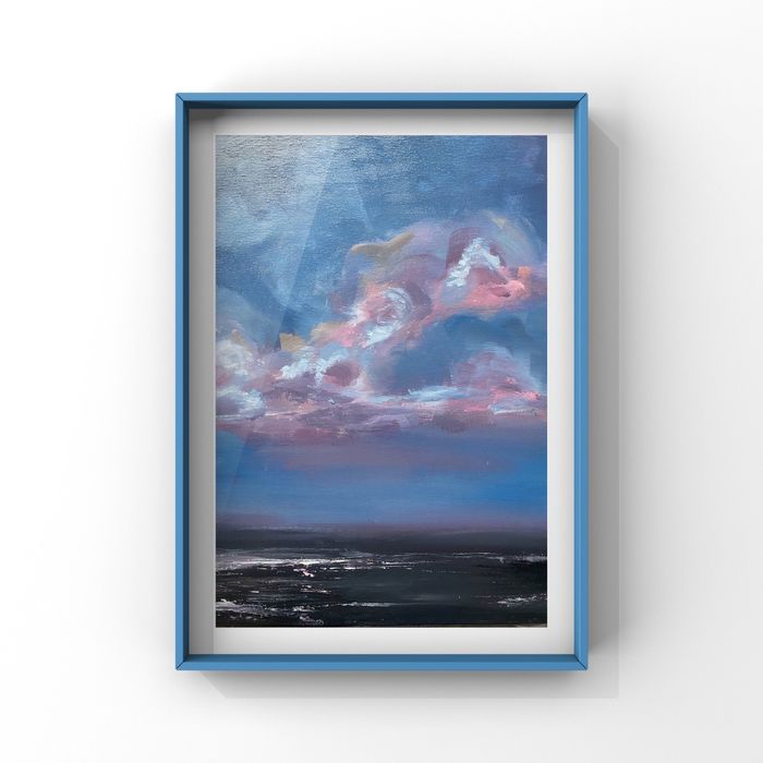 Pejzaż morski na płótnie