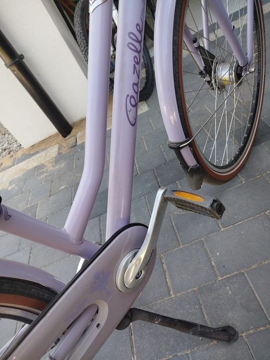 rower gazelle miss grace z fotelikiem dla dziecka