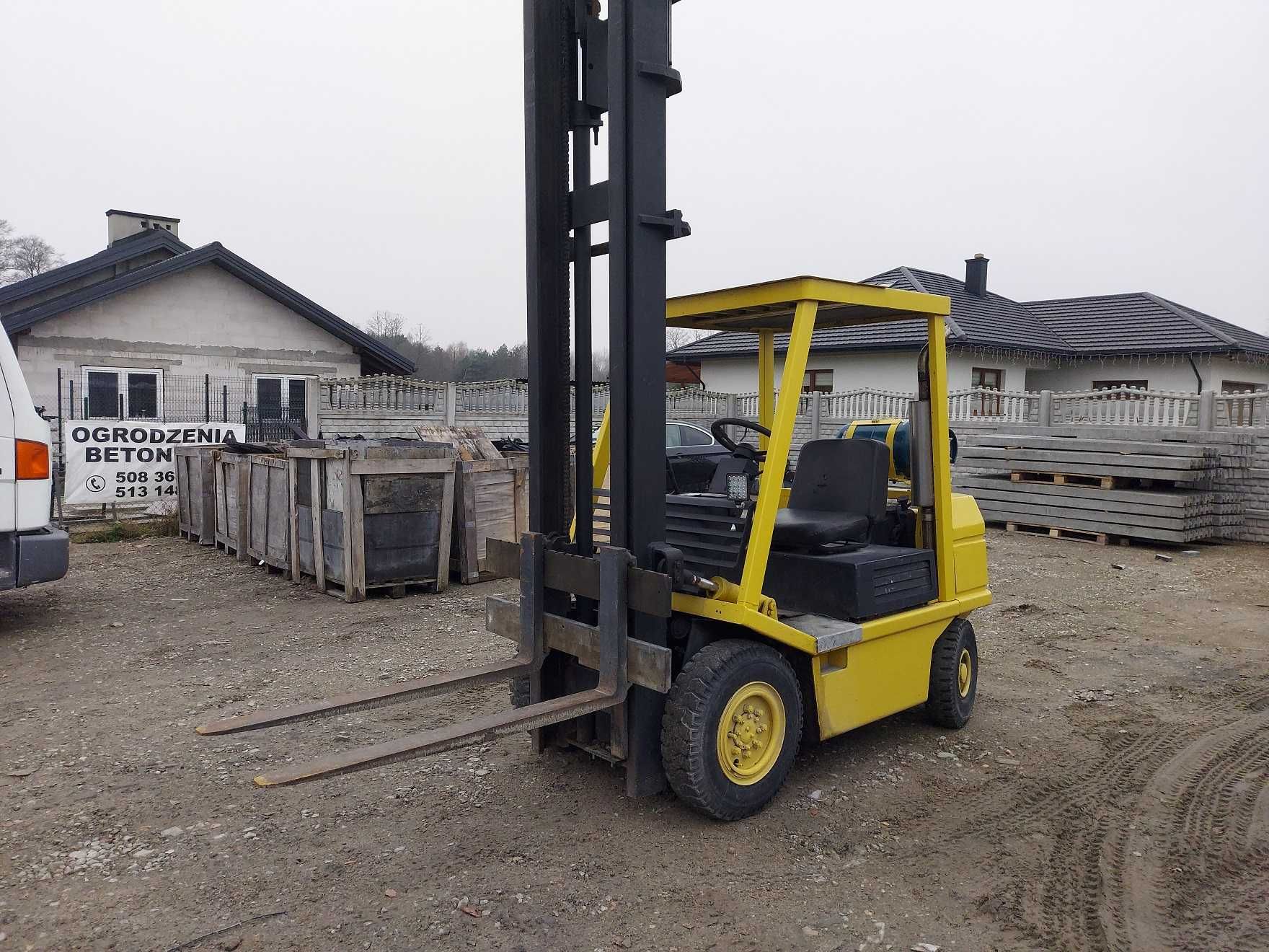 Wózek widłowy 2,5t Eagle Gaz koła pompowane, zamiana