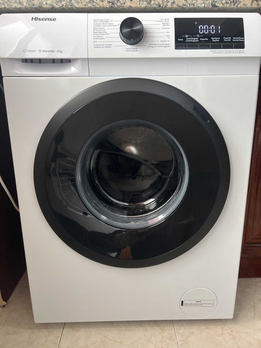 Máquina de Lavar Roupa HISENSE WFQP8014EVM (6 anos de garantia)