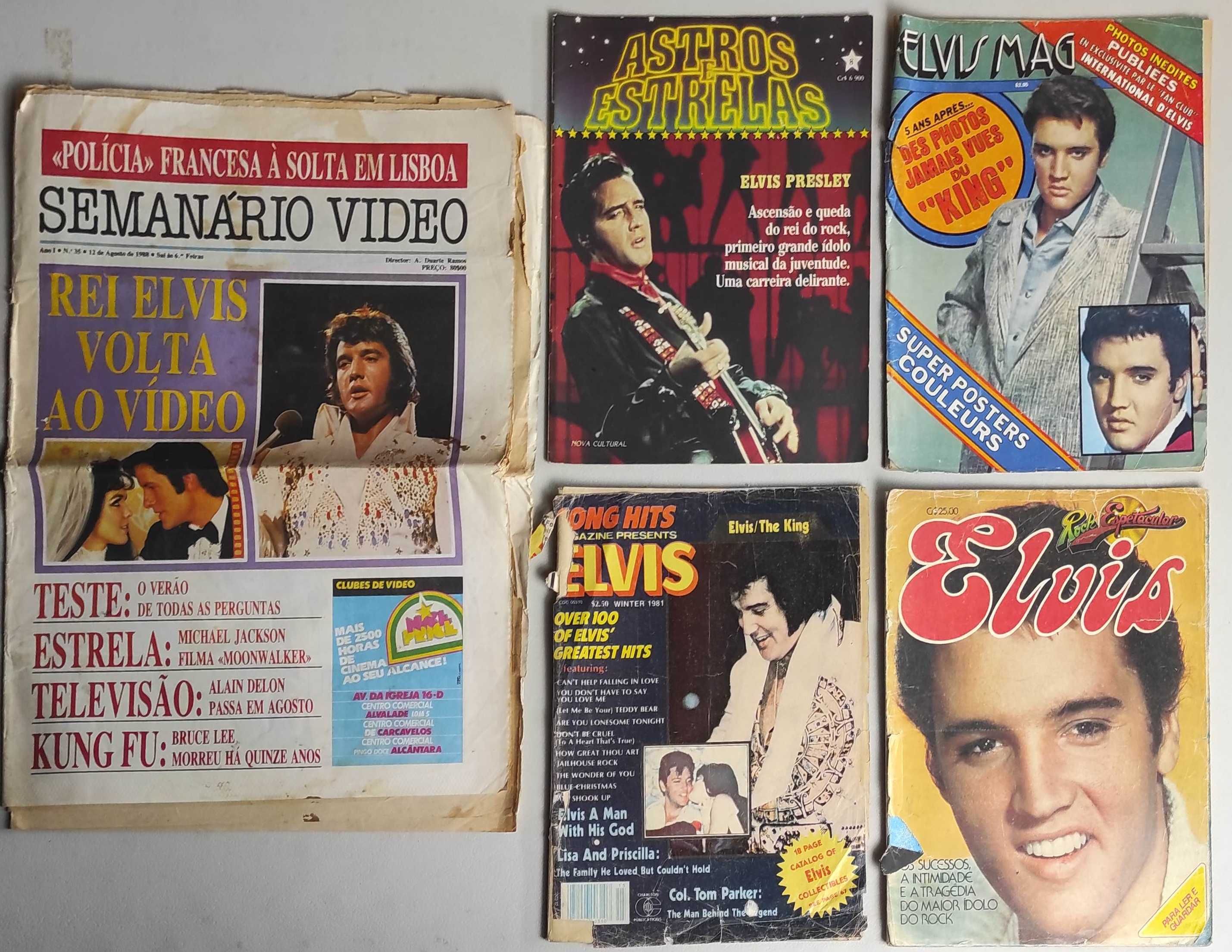 Jornal e Revistas - Elvis Presley (ler Anuncio)