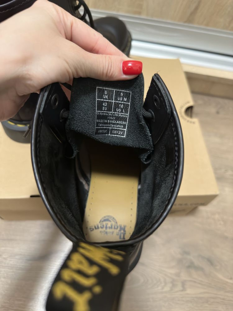 Dr. Martens чоловічі шкіряні чорні