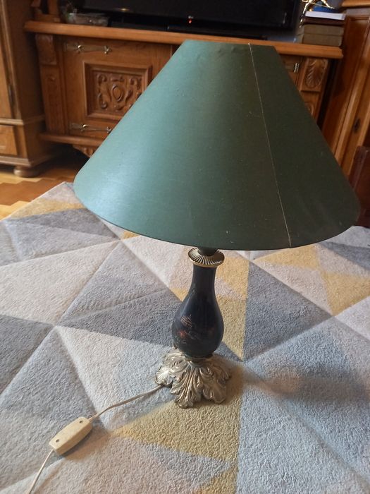 Stara lampka mosiezna