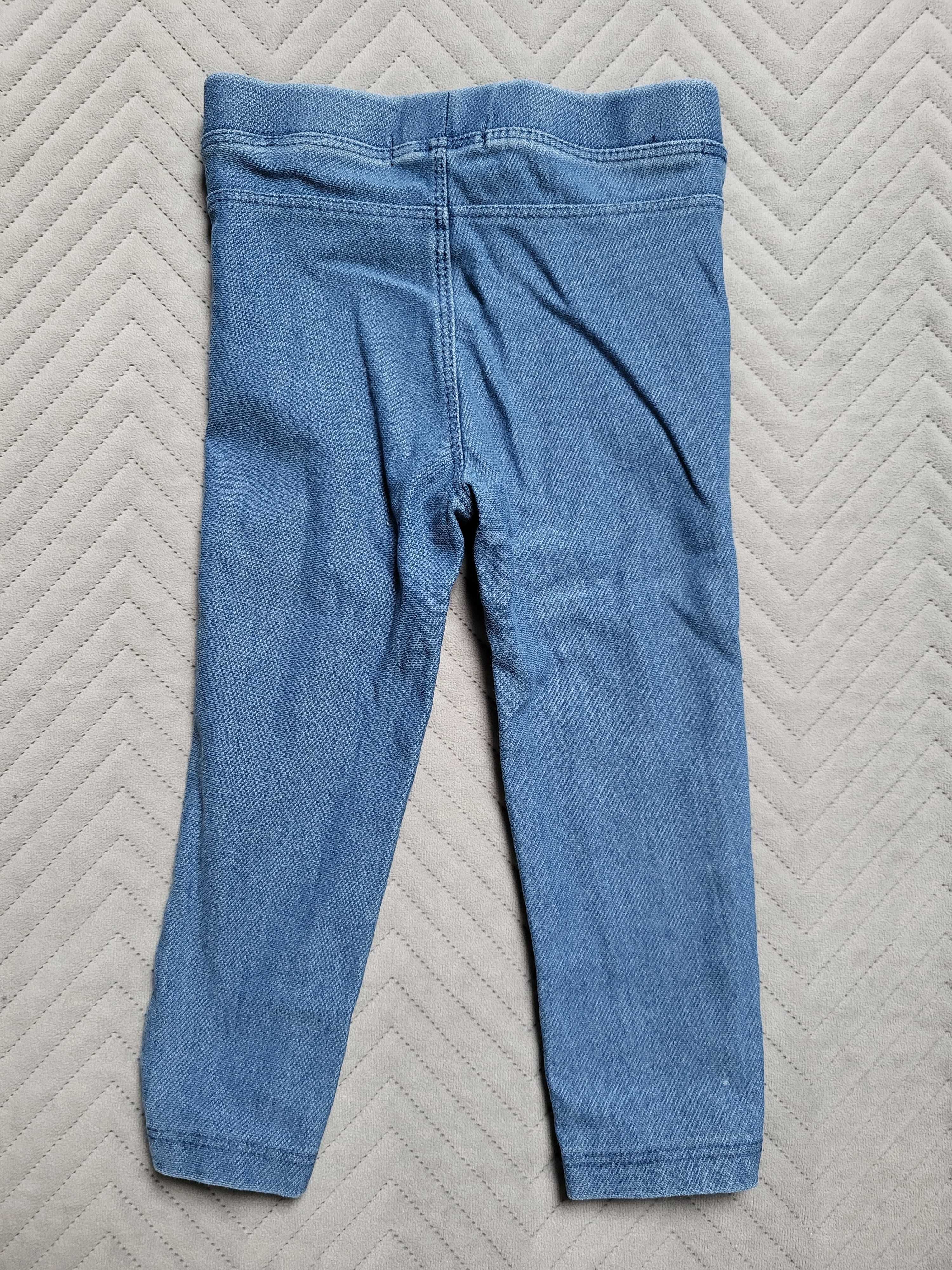 Legginsy jeansowe tregginsy Reserved 80