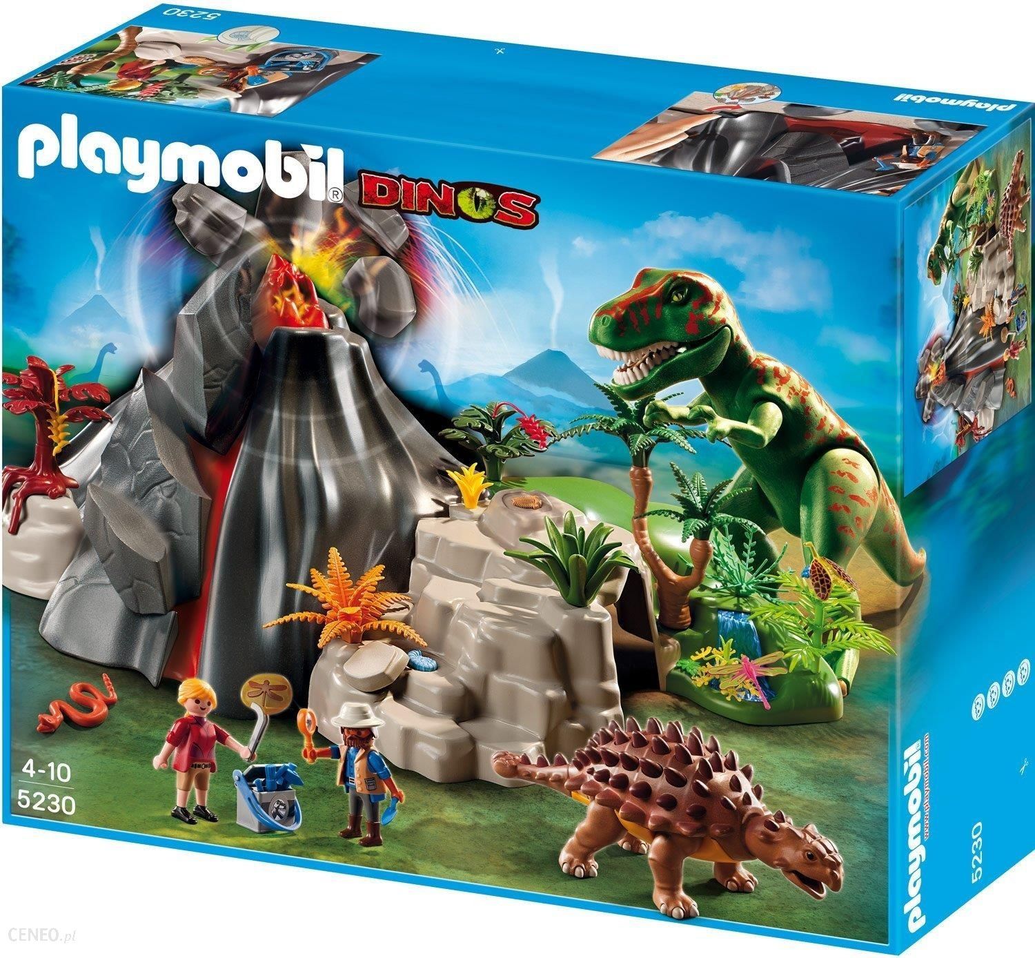 Playmobil - zestaw 5230 (dinozaury i wulkan)