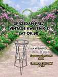 Kwietnik kuty stalowy vintage | Loft Rustykalny PRL