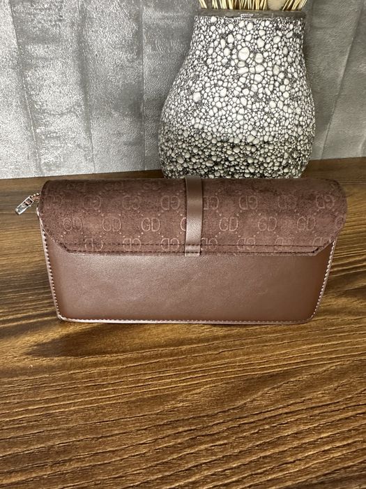 Стильна сумка з натуральної замші як Gucci