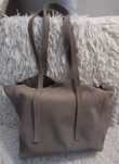 Mala/Carteira shopper pele
