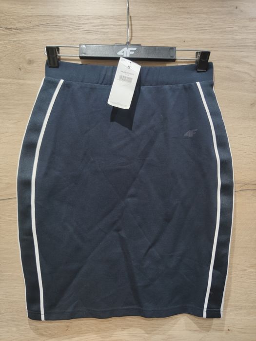 Spódnica ołówkowa mini damska 4F rozmiar S granatowa