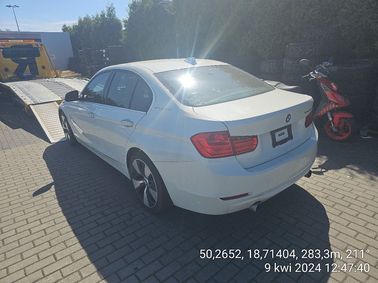 BMW 335i Activehybryd sprzedaż zamiana uszkodzona oclona !!