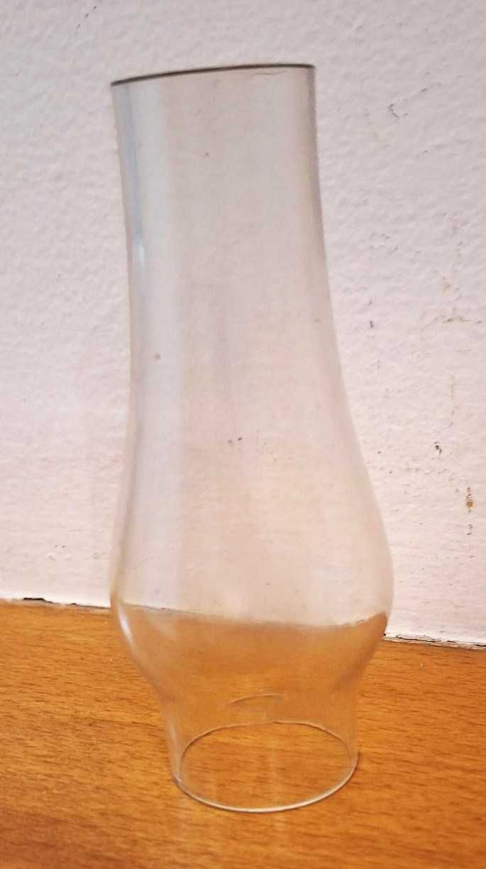 Chaminé em vidro transparente, para candeeiro pequeno