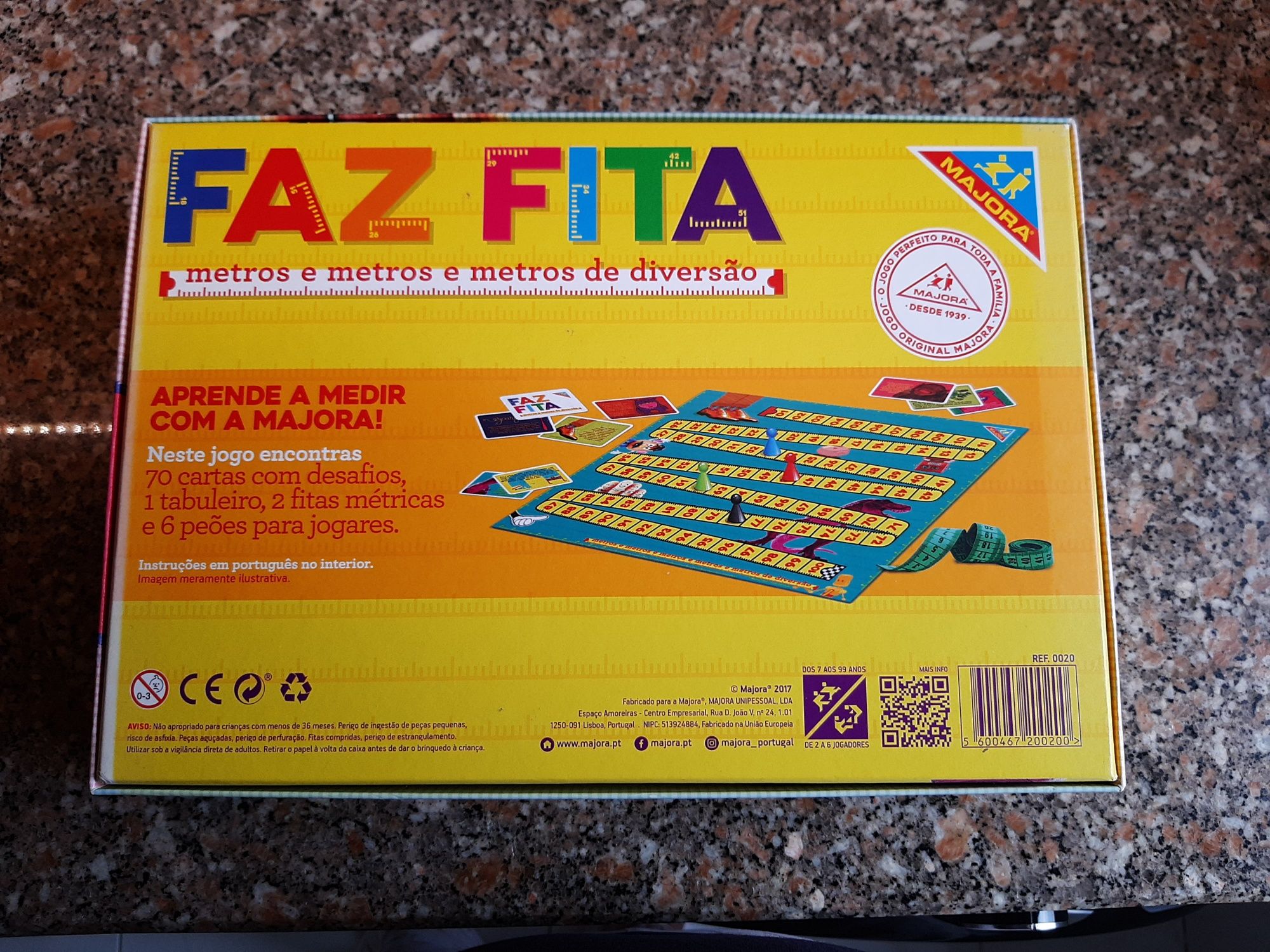 Jogo tabuleiro Faz Fita Majora