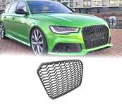 GRELHA AUDI A6 C7 4G 11-14 LOOK RS6 2020 PRETO MATE