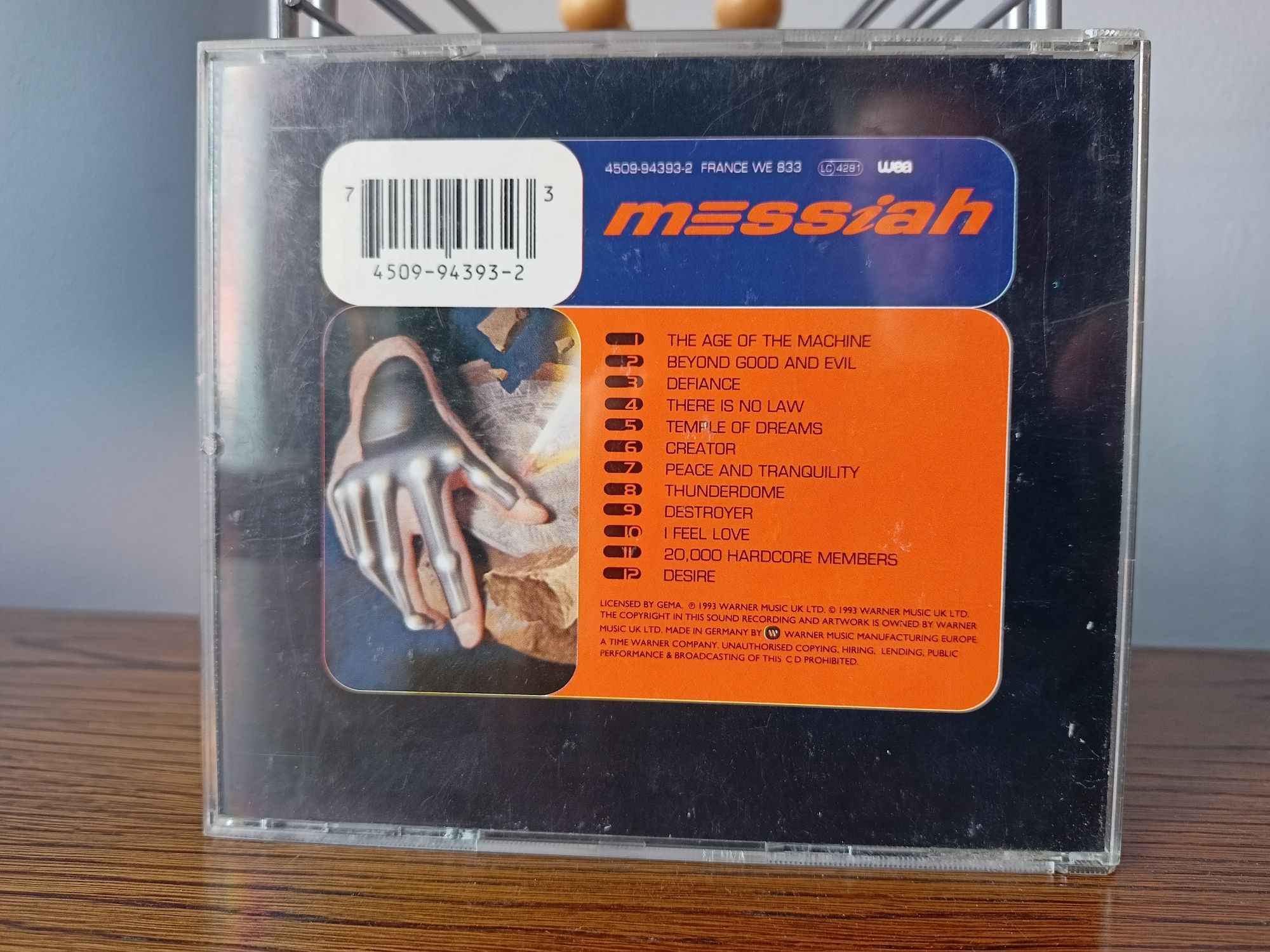Messiah - 21st Century Jesus/Techno/hardcore/CD