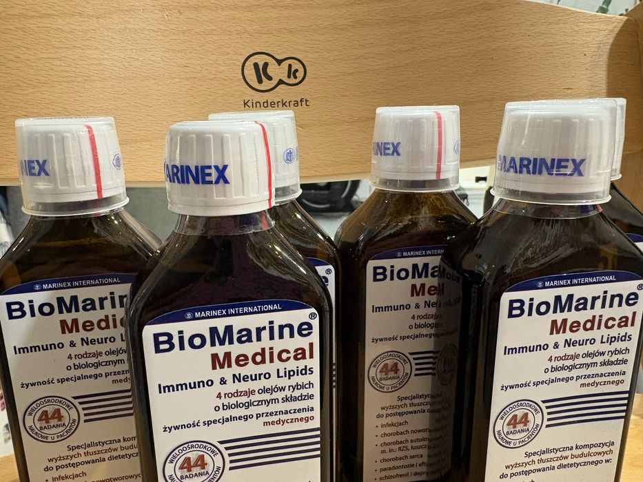 BioMarine Medical 6x200ml 4 rodzaje olejow rybich