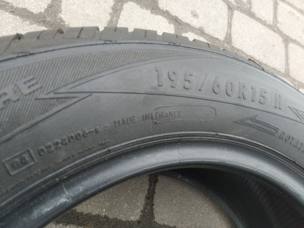 195/60 R15 Uniroyal Rallye 550  одна шина розпаровка одиночка