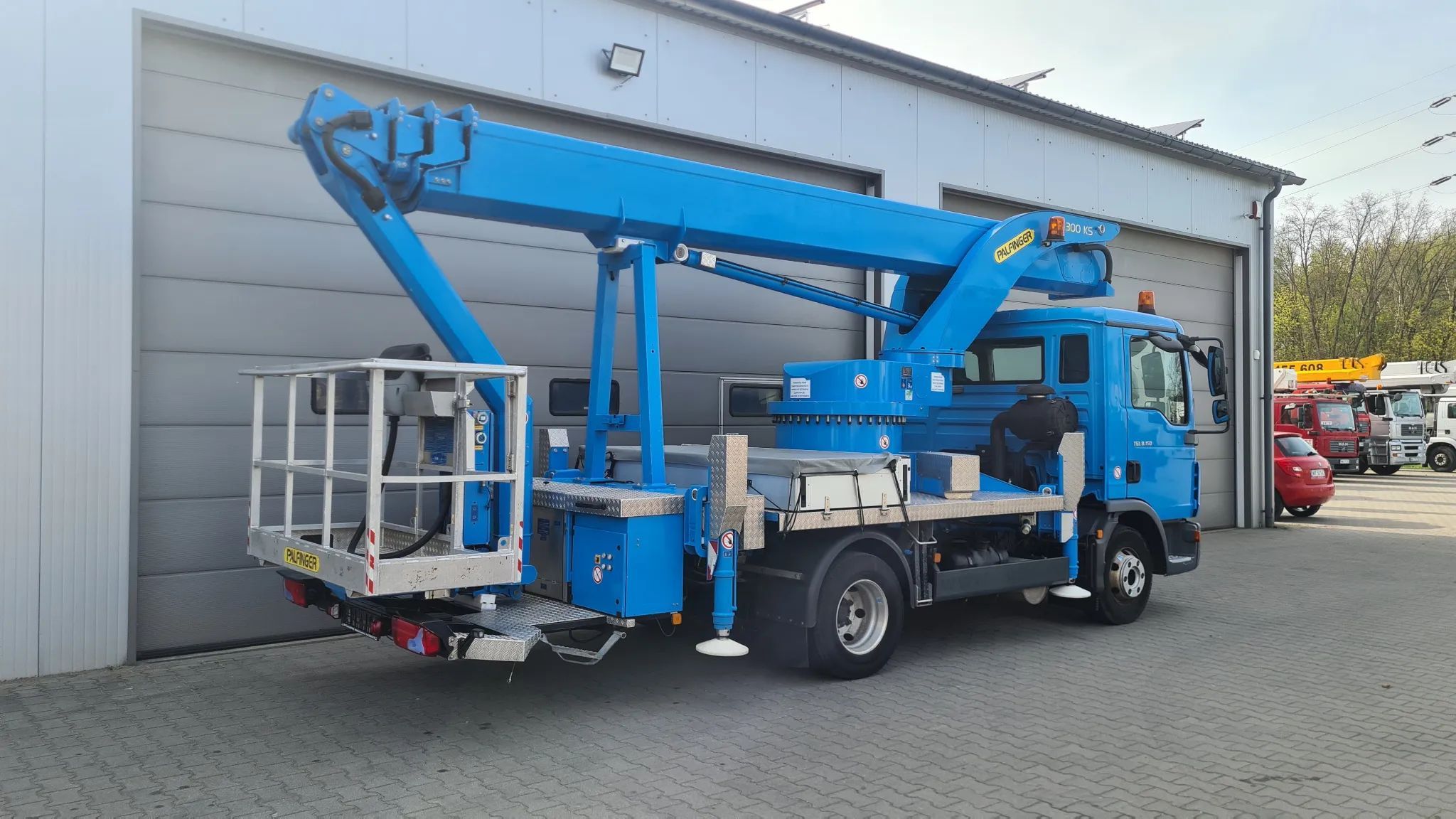MAN TGL 8.150 - 30 m PALFINGER P 300 KS Podnośnik koszowy ZWYŻKA WUMAG WT 300 Ruthmann Multitel GSR UDT Bronto