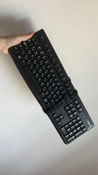 Клавіатура logitech k120, чорна